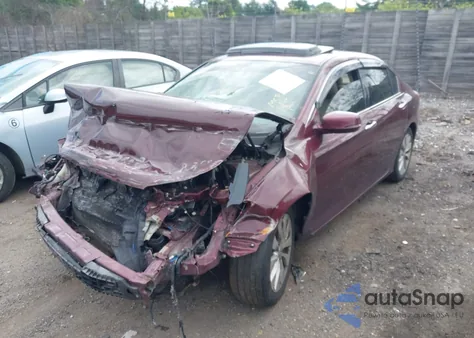 2014 Honda Accord Ex-L V-6 from USA, damaged, VIN 1HGCR3F85EA038019